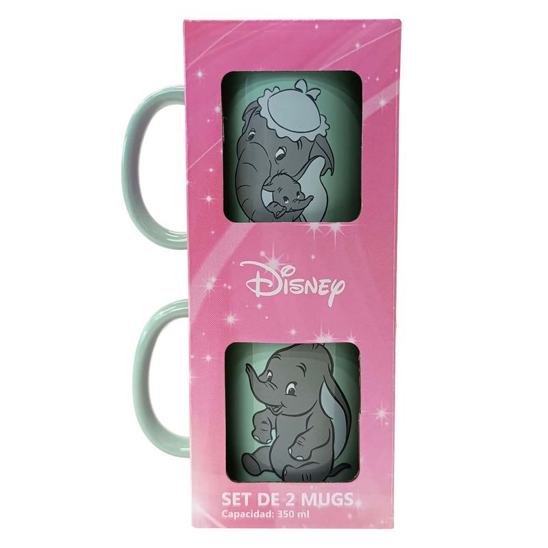 Disney ICG - Set Taza Mugs Mamá y Baby Dumbo 2 Und