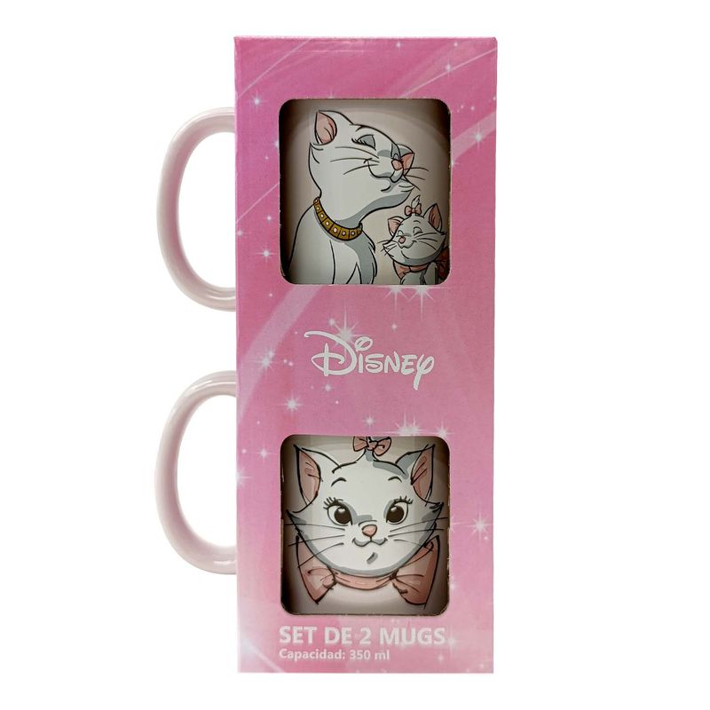 Disney ICG - Set Taza Mugs Mamá y Baby Aristocats 2 Und