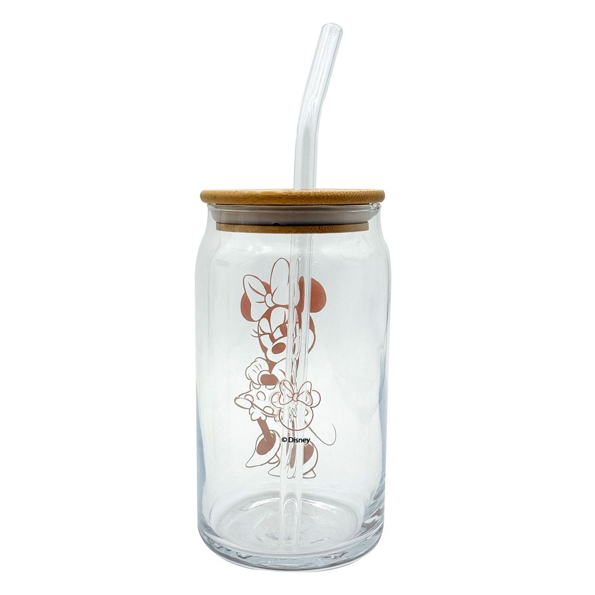 CASA JOVEN - Vaso Tapa Bamboo Disney Minnie Rosa 450 mL