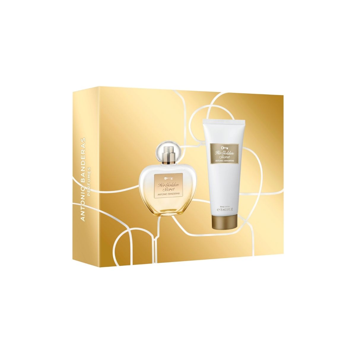 BANDERAS - Pack Antonio Banderas Mujer Her Golden Secret Perfume 50 mL + Body Lotion 75 mL