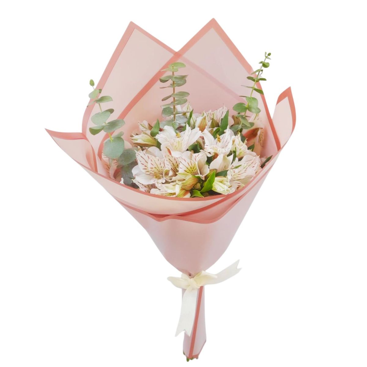TOTTUS - Ramo De Flores Astromelias Blancas x Un