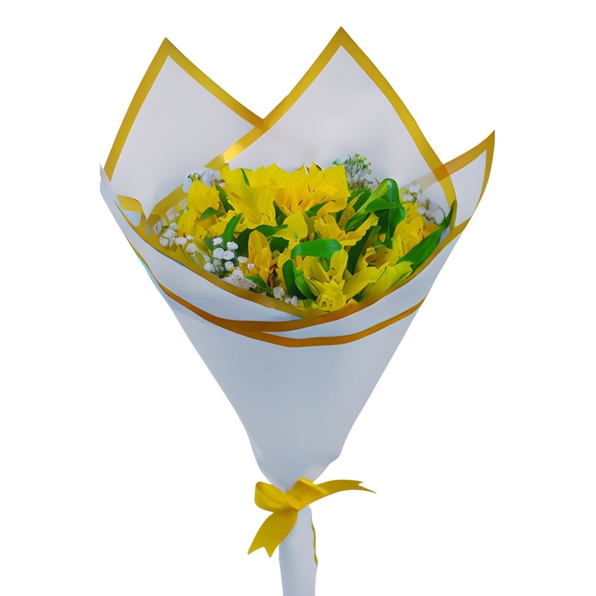 TOTTUS - Ramo De Flores Astromelias Amarillas x Un