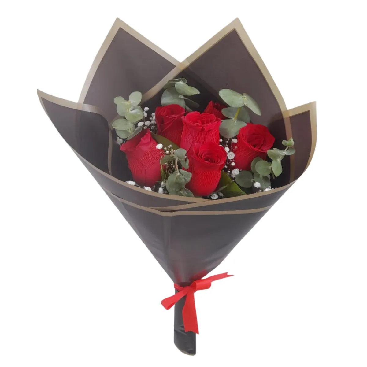 TOTTUS - Ramo De 6 Rosas Rojas x Un