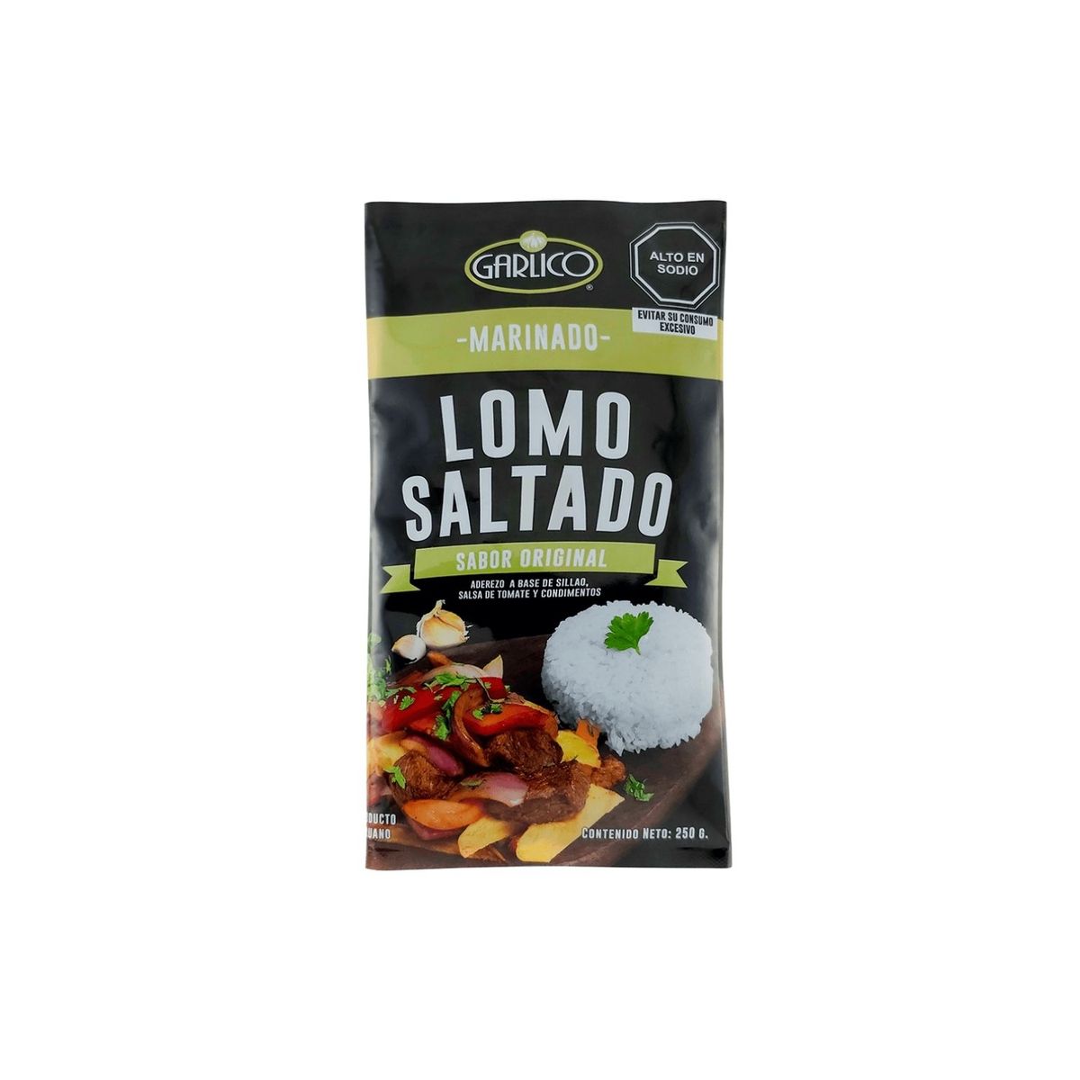 GARLICO - Marinado Garlico Lomo Saltado Bolsa 250 g