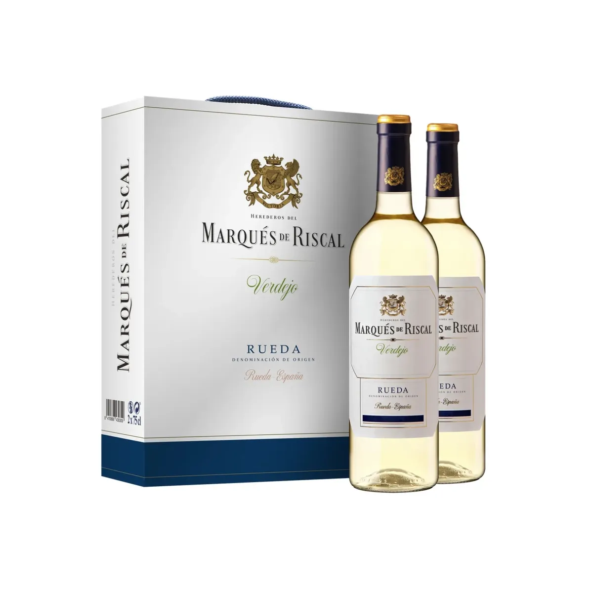 MARQUES DE RISCAL - Vino Blanco Marqués de Riscal Rueda Pack 2 Botellas 750 mL