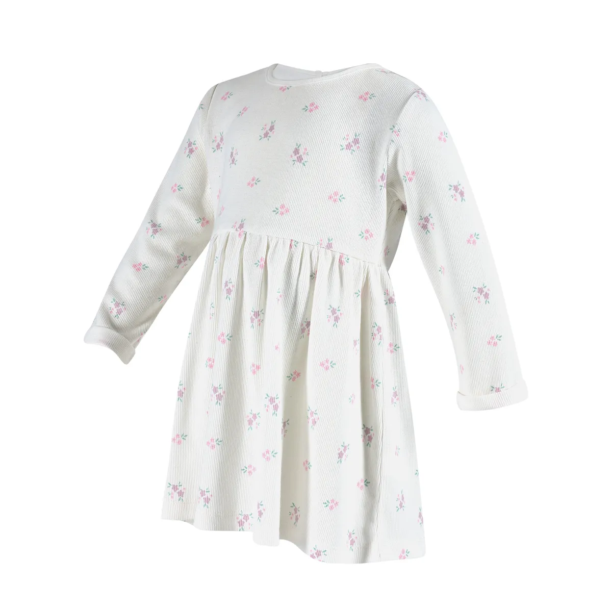  - WEB VESTIDO RIB FP ML BA SNOW 12M