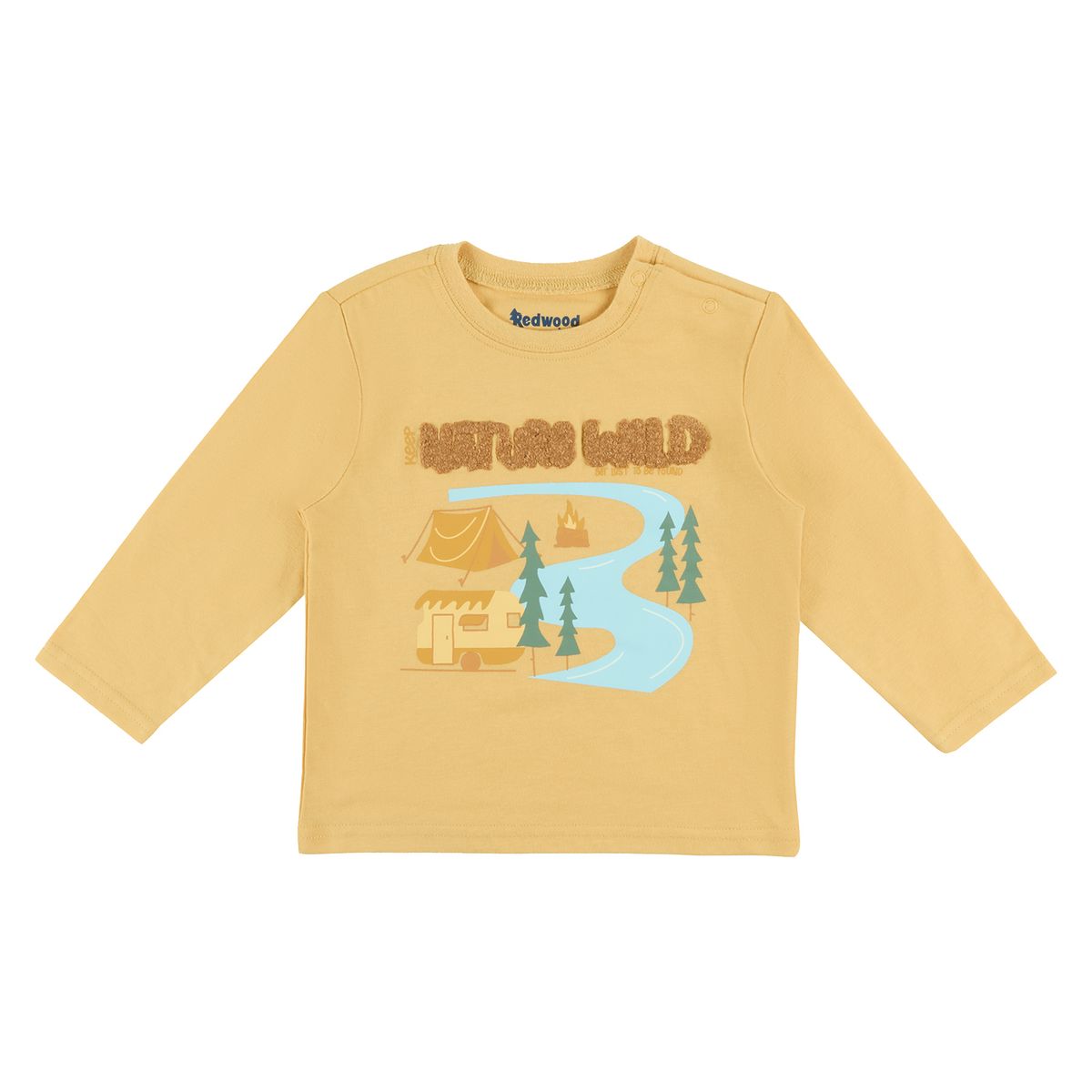 REDWOOD - WEB POLO ML APLI CAMP BO GOLDEN 9M