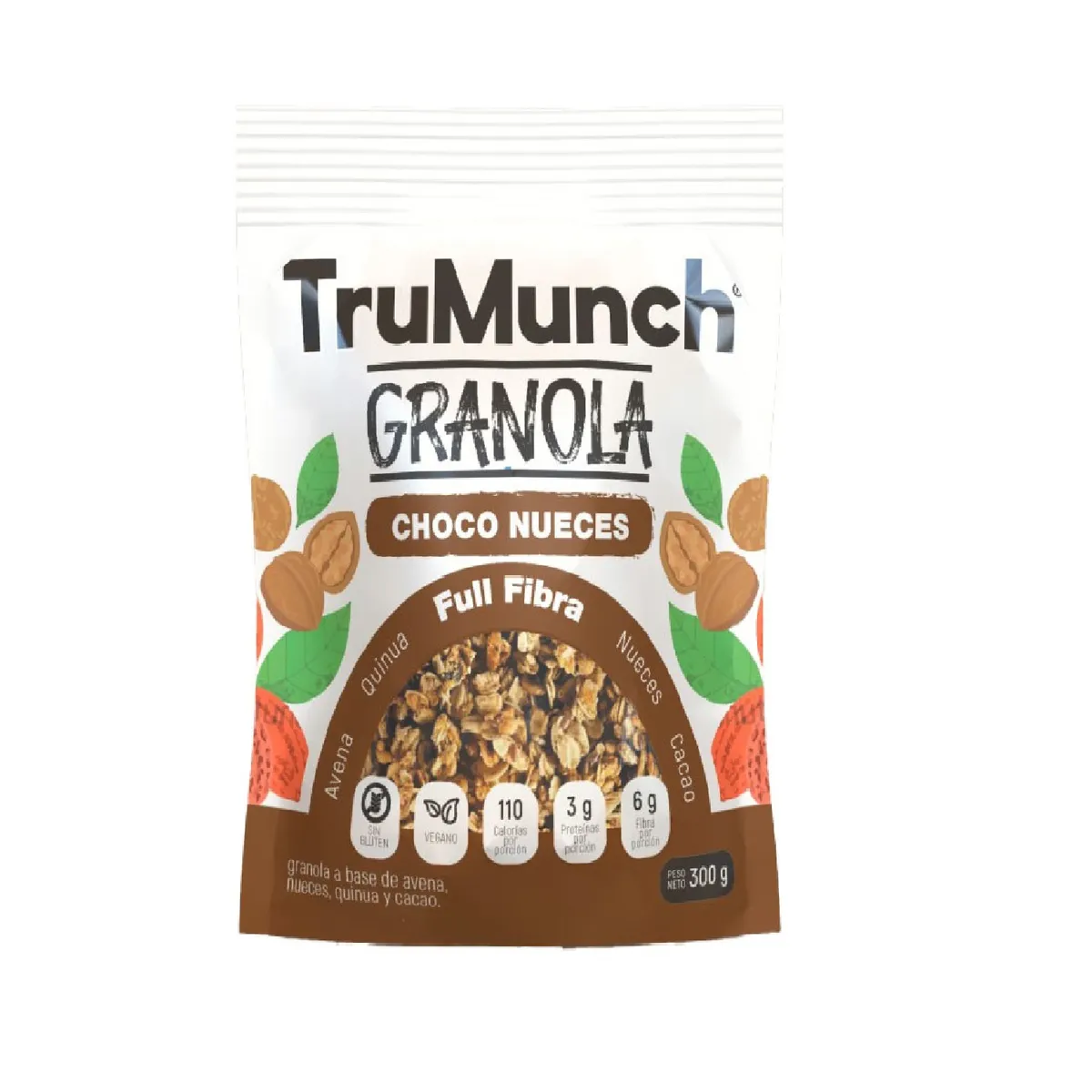 TRUMUNCH - Granola Choconueces Trumunch Doypack x 300 g
