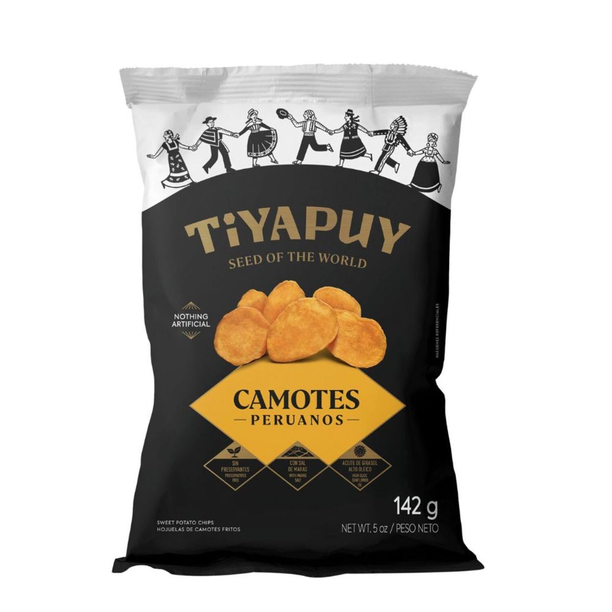 TIYAPUY - Snack Camote Frito Tiyapuy Bolsa 142 g