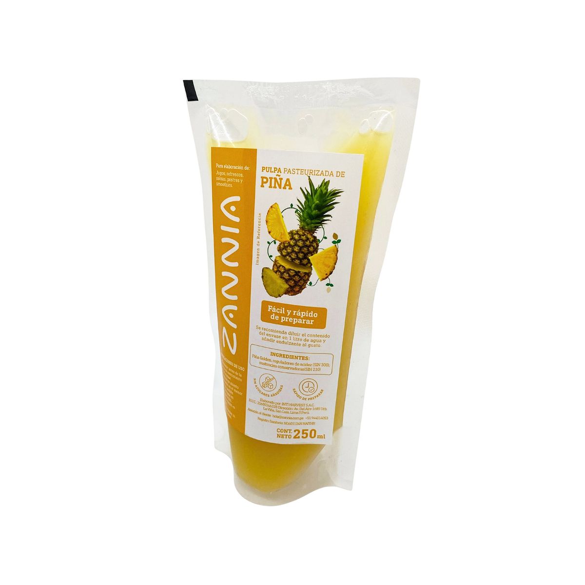 TOTTUS - Pulpa De Piña Doypack Zannia x 250g