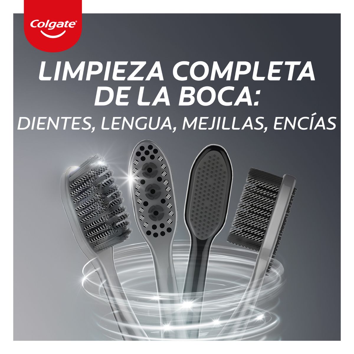 COLGATE - Cepillo Dental Suave Colgate 360° Carbon Empaque 2 Und
