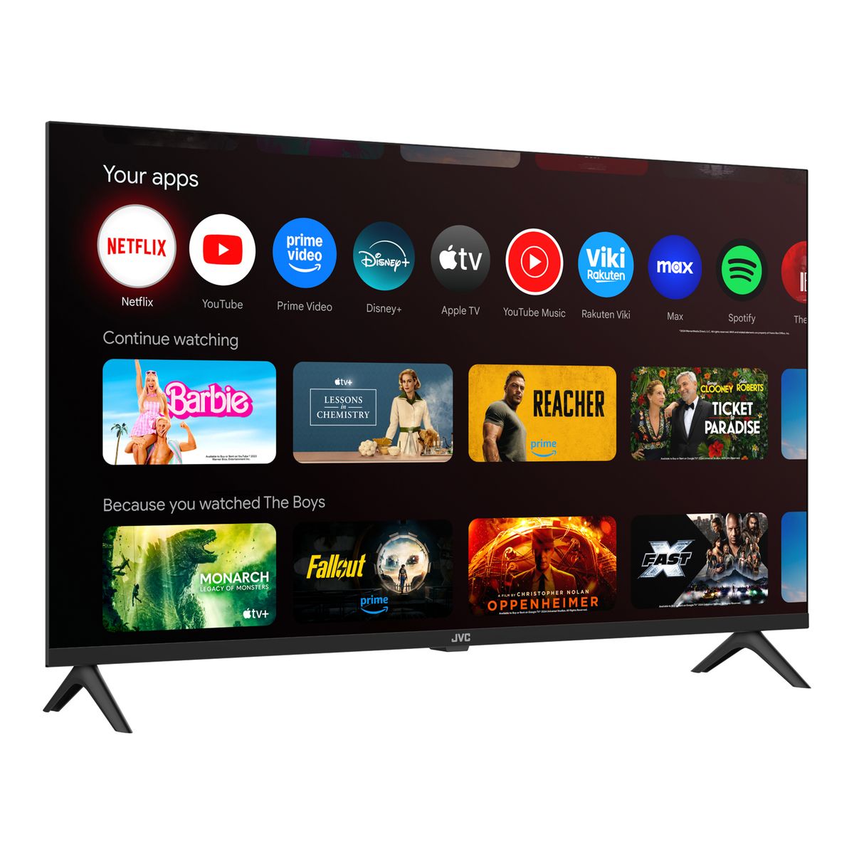 JVC - Televisor JVC LED 40'' Isdbt FHD Google TV