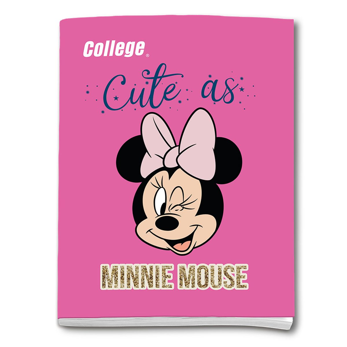 COLLEGE - Cuaderno Deluxe College Triple Renglón Minnie