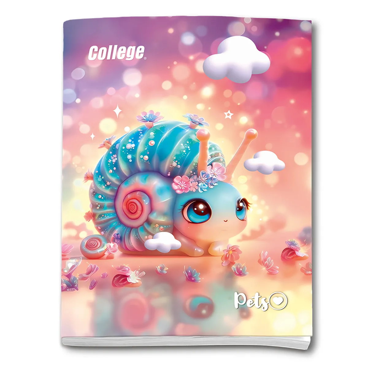 COLLEGE - Cuaderno Deluxe College Triple Renglón Pets