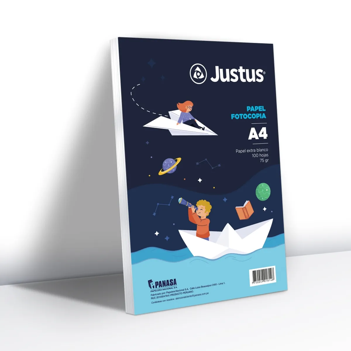 JUSTUS - Papel Fotocopia Justus 100 Hojas