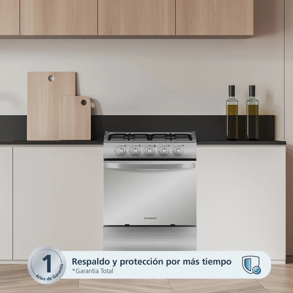 MABE - Cocina de Piso a Gas 52 cm Inox Mabe TX5110P2
