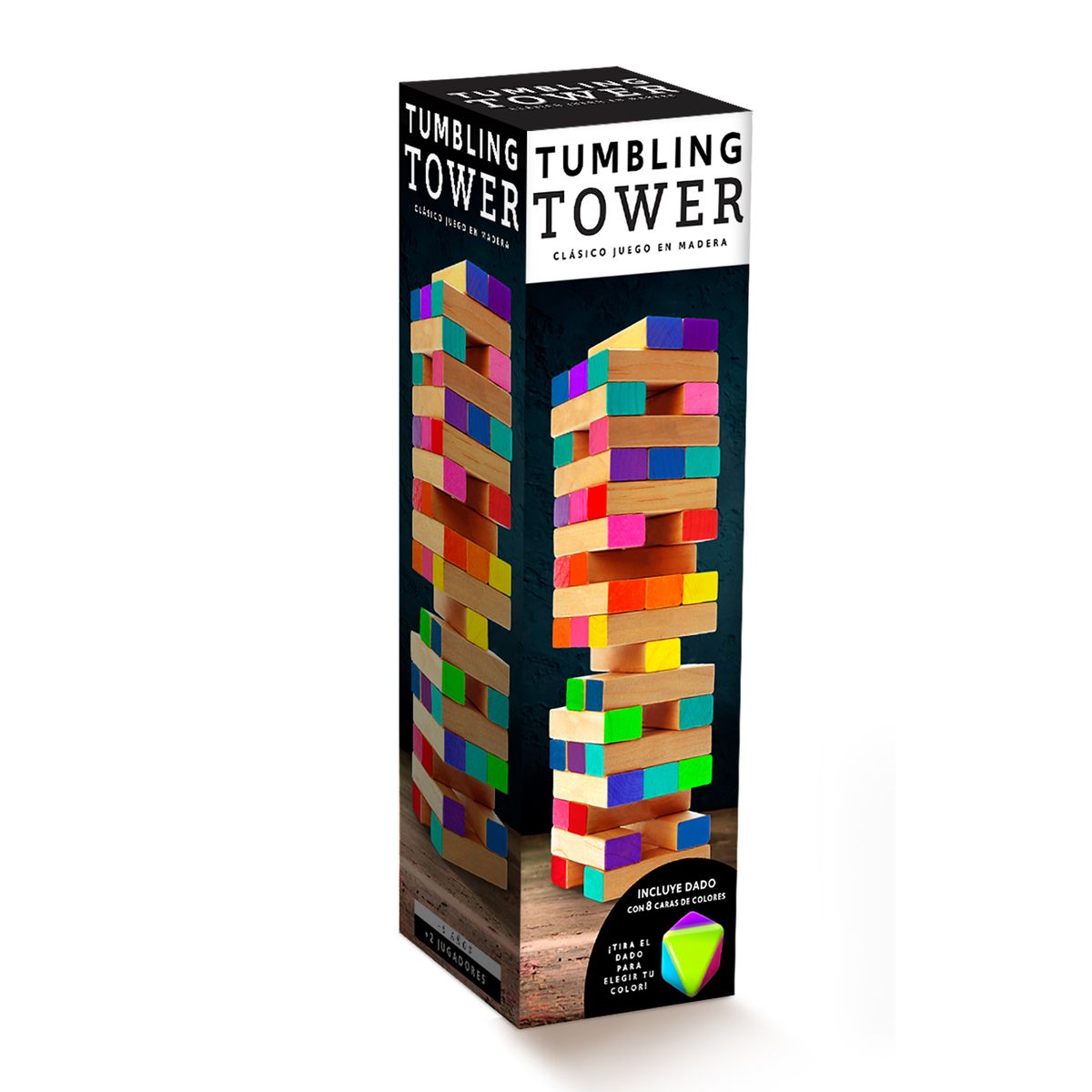 ANKER PLAY - Juego de Mesa Tumbling Wooden Tower