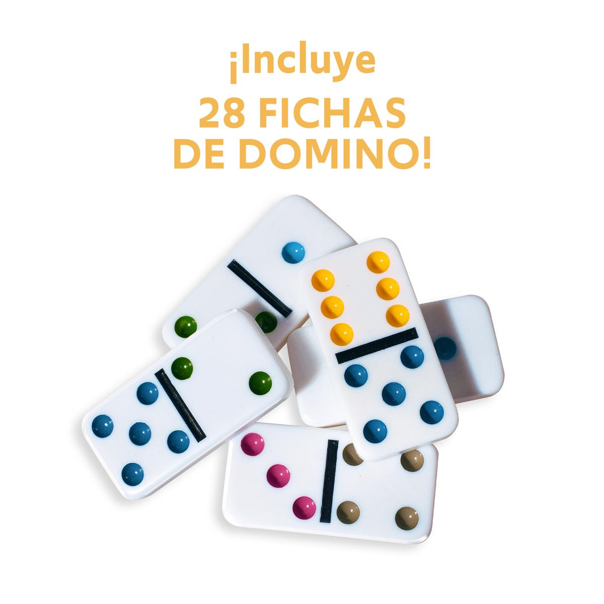 ANKER PLAY - Juego de Mesa Double Six Dominoes