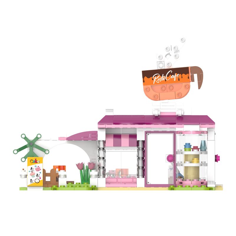 COGO - Set de Bloques Cafetería 240 Pzas