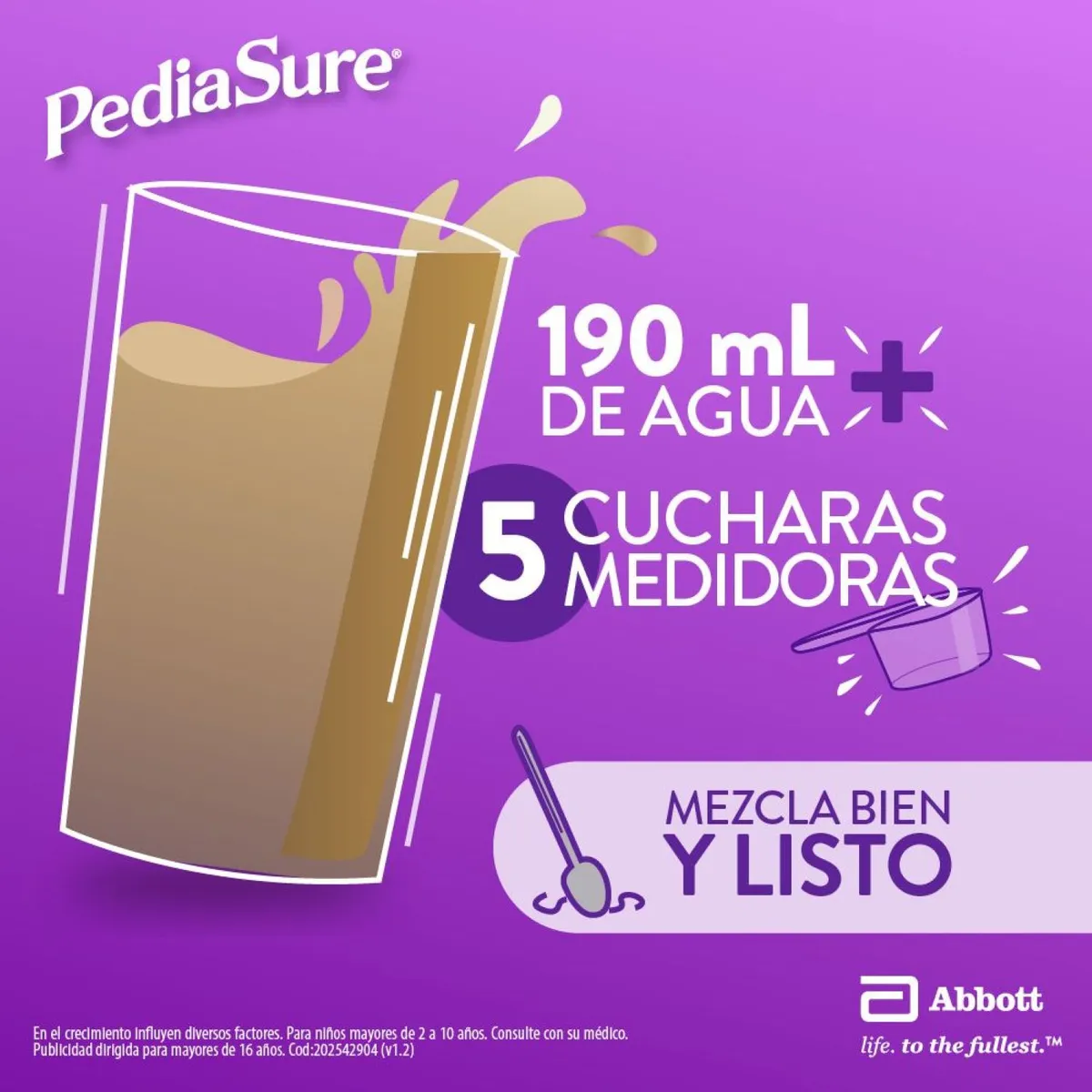 PEDIASURE - Alimento Nutricional Pediasure Polvo Chocolate Lata 850 g