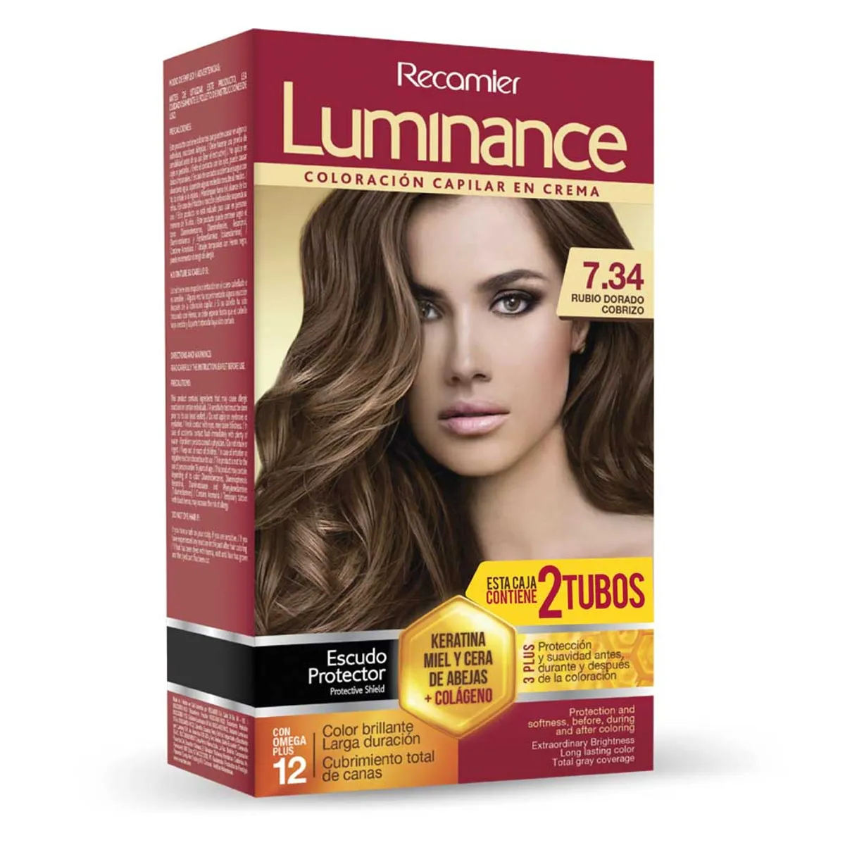 LUMINANCE - Tinte Luminance Tono 7.34 Rubio Dorado Cobrizo