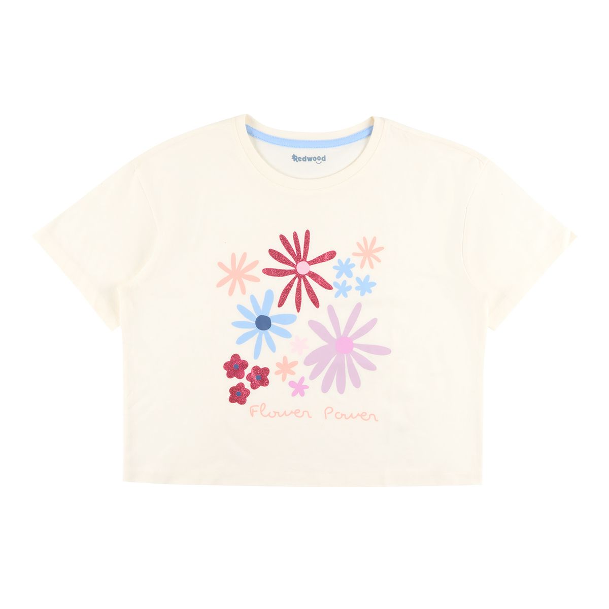 REDWOOD - Polo Crop Estampado Teen Niña Redwood