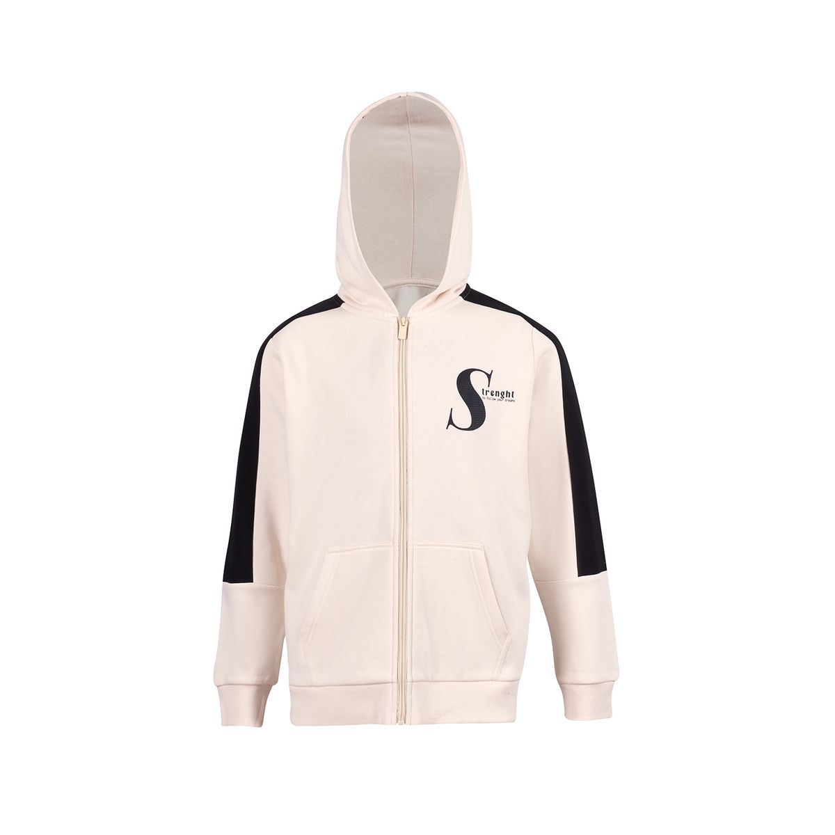 REDWOOD - Poleron Embossed Teen Niño Redwood