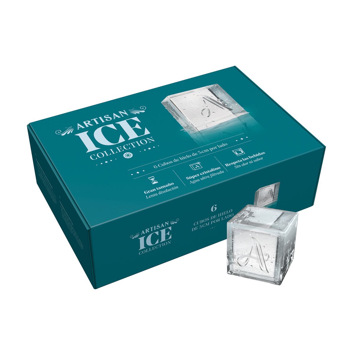 ARTISAN ICE - Cubos de Hielo 5 cm Artisan Ice Caja 6 Und