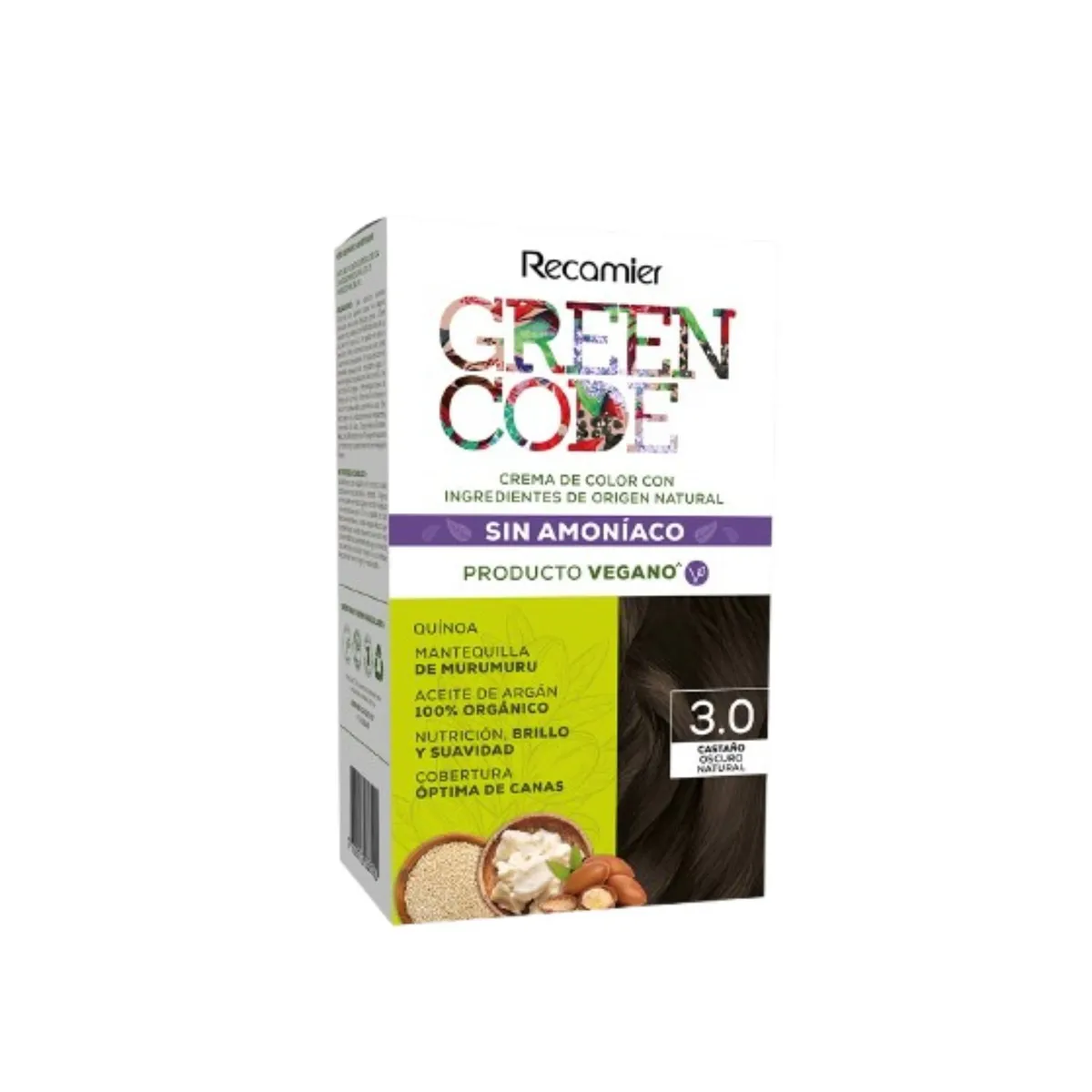 GREEN CODE - Kit Tinte Green Code 3.0 Castaño Oscuro Natural