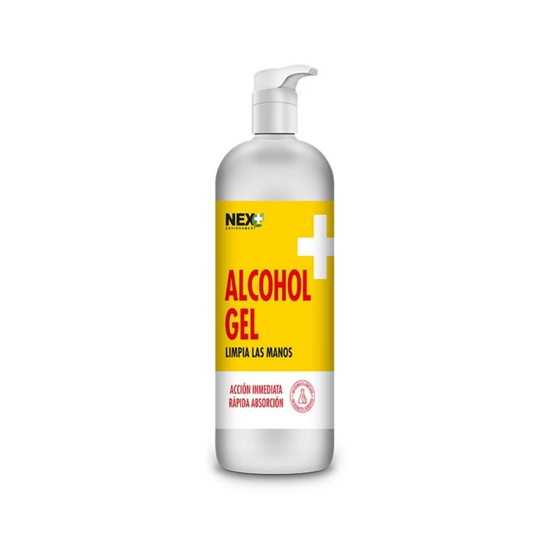 NX - Alcohol Gel Nex Tapa Pump Envase 1 L