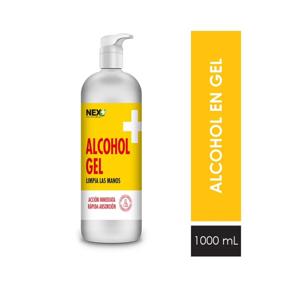  - Alcohol Gel Nex Tapa Pump Envase 1 L