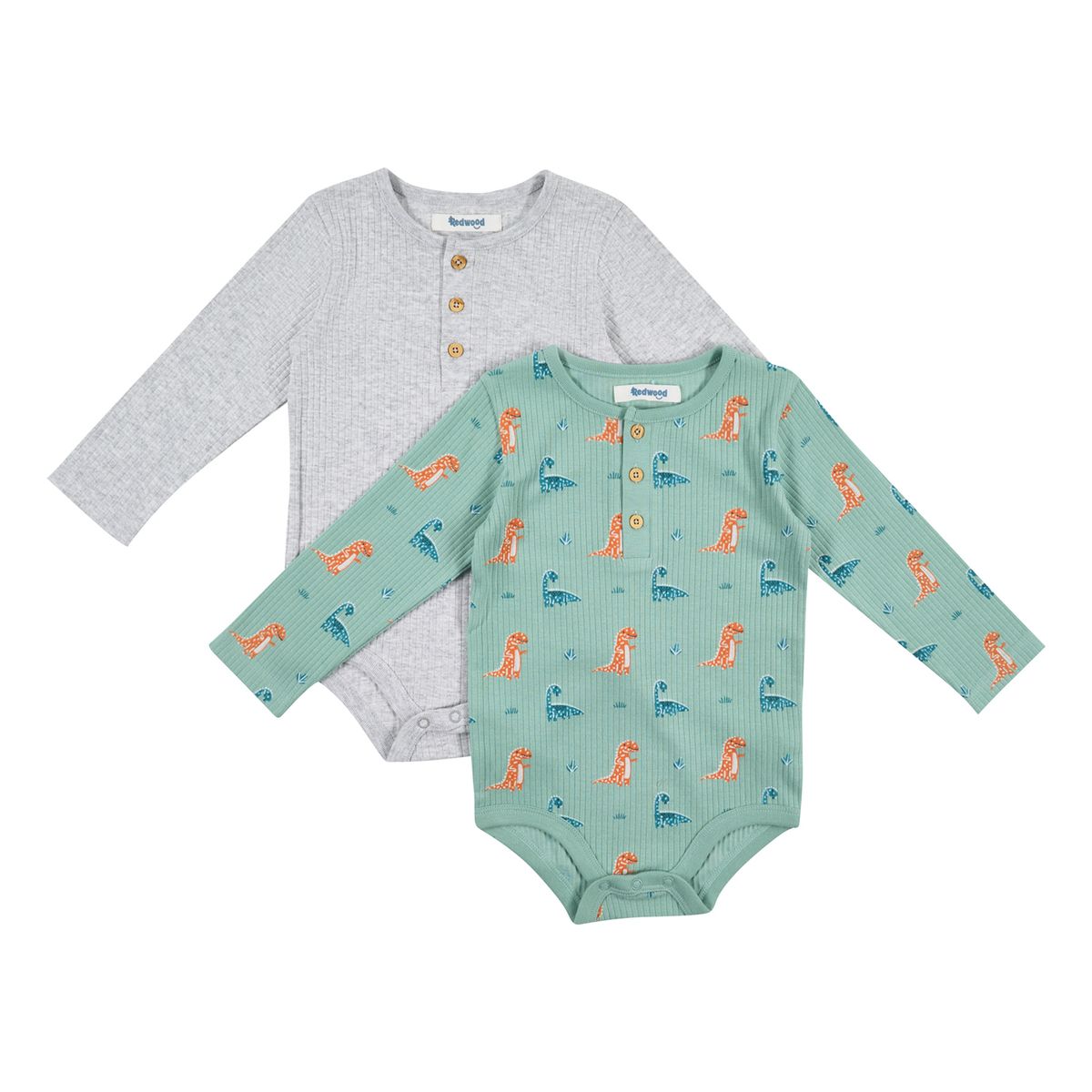 REDWOOD - Pack X2 Body Rib Bebé Niño Redwood