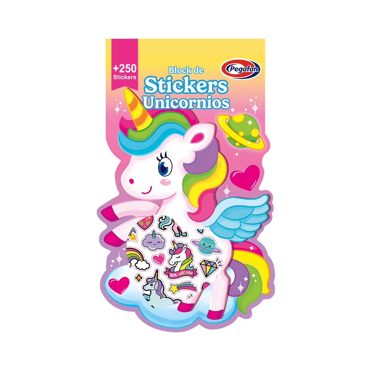 PEGAFAN - Stickers Pegafan Block Unicornio