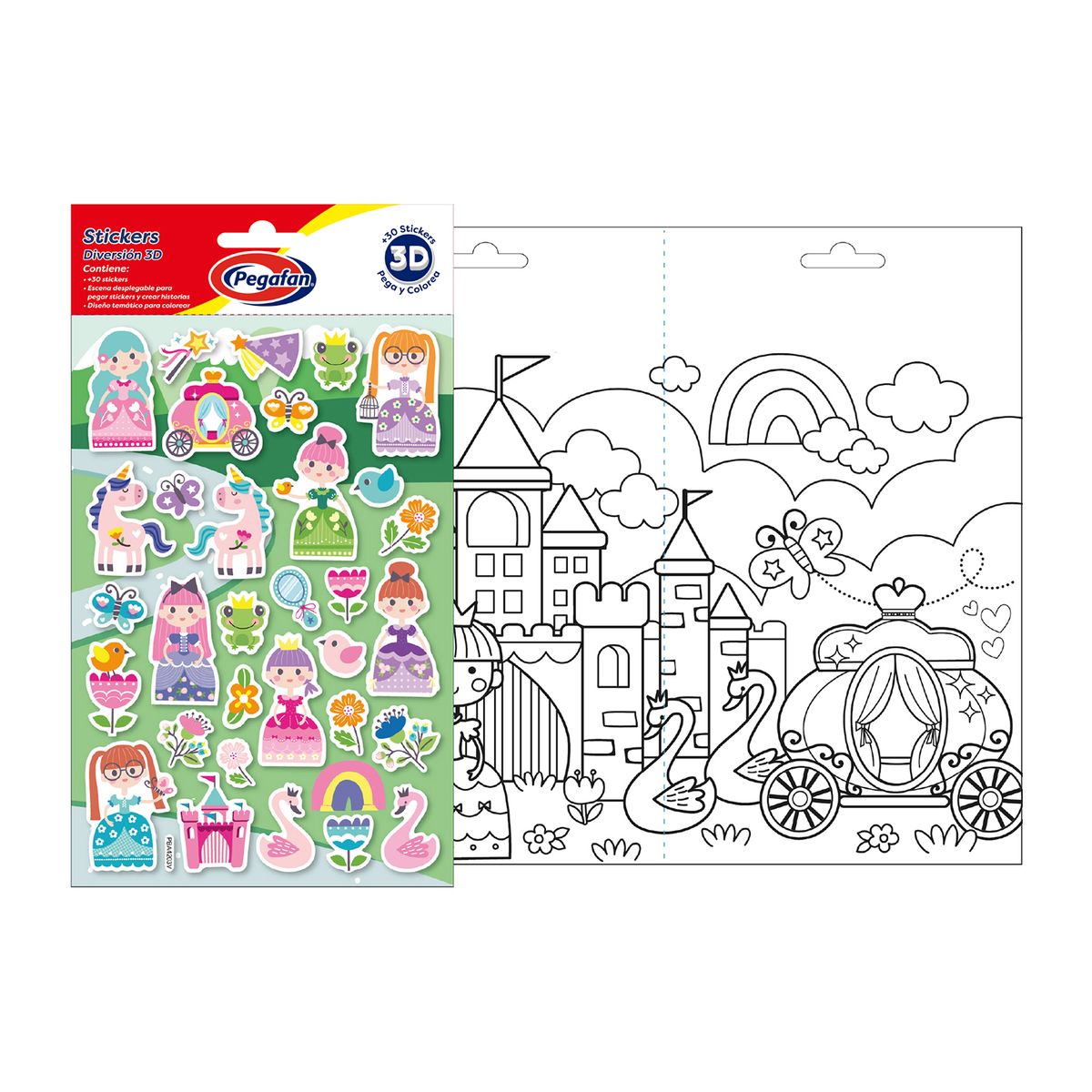 PEGAFAN - Stickers Pegafan Princesas