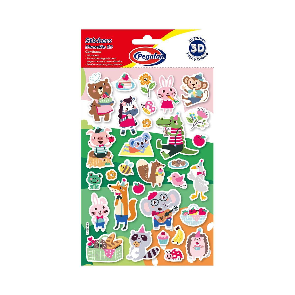PEGAFAN - Stickers Pegafan Picnic Animales