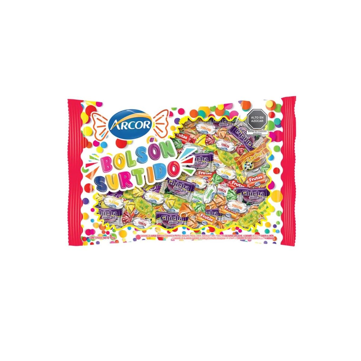 ARCOR - Caramelos Arcor Bolsón Surtido Bolsa 1 Kg