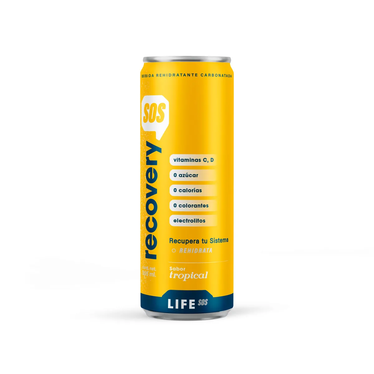 LIFE SOS - Bebida Rehidratante Life SOS Sin Azúcar Lata 355 mL