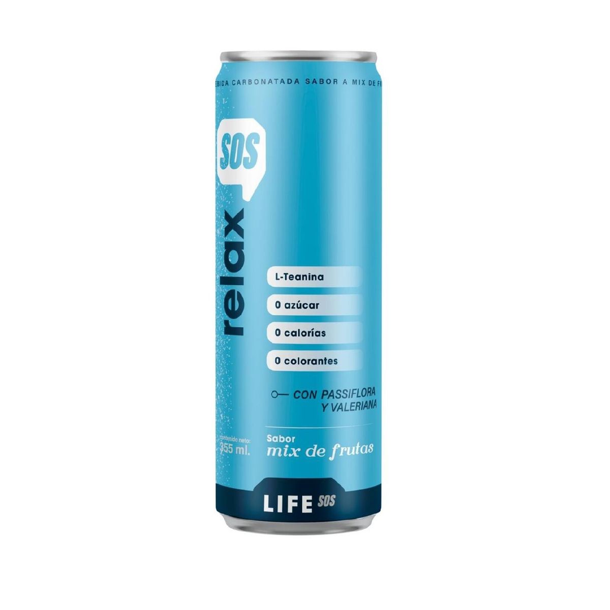 LIFE SOS - Bebida Relajante Life SOS Lata 355 mL