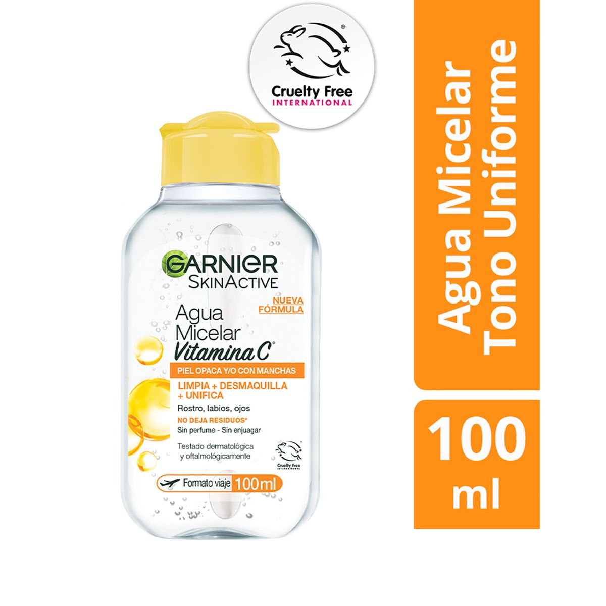 GARNIER - Agua Micelar Garnier Express Aclara Envase 100 mL