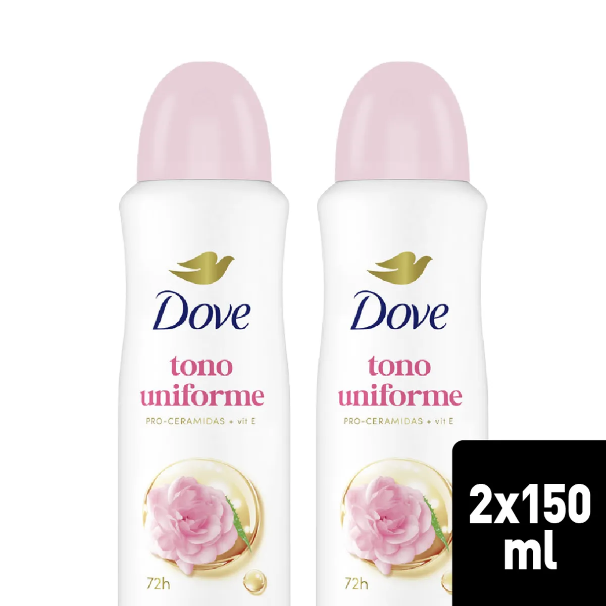DOVE - Antitranspirante en Spray Dove Rosas Empaque 2 Und
