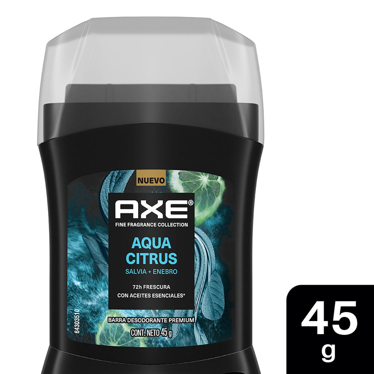 AXE - Desodorante en Barra Axe Aqua Citrus Envase 45 g