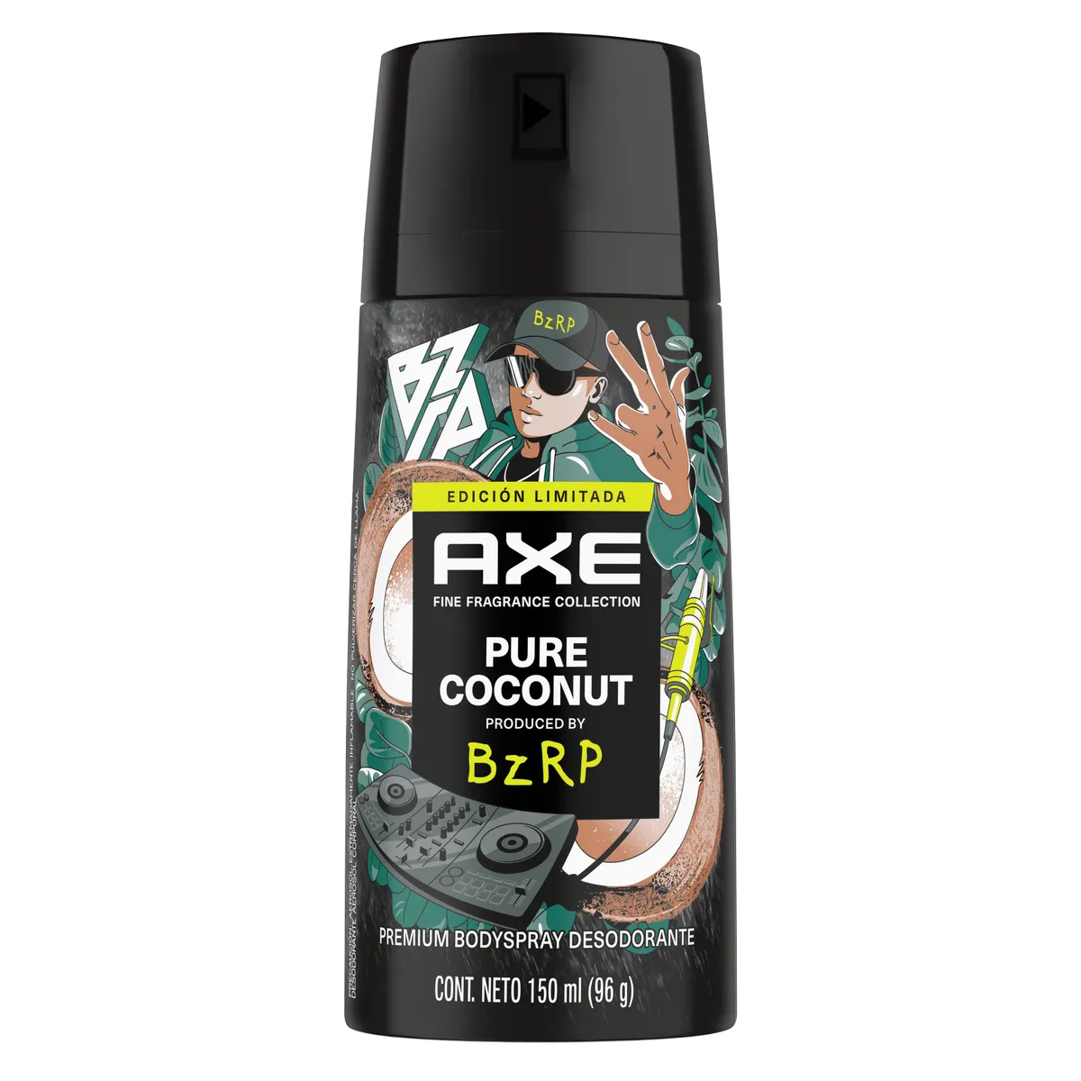 AXE - Desodorante en Spray Axe Bizarrap Coco Envase 150 mL