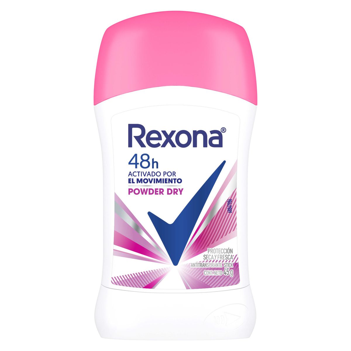 REXONA - Antitranspirante Rexona en Barra Powder Dry Envase 45 g