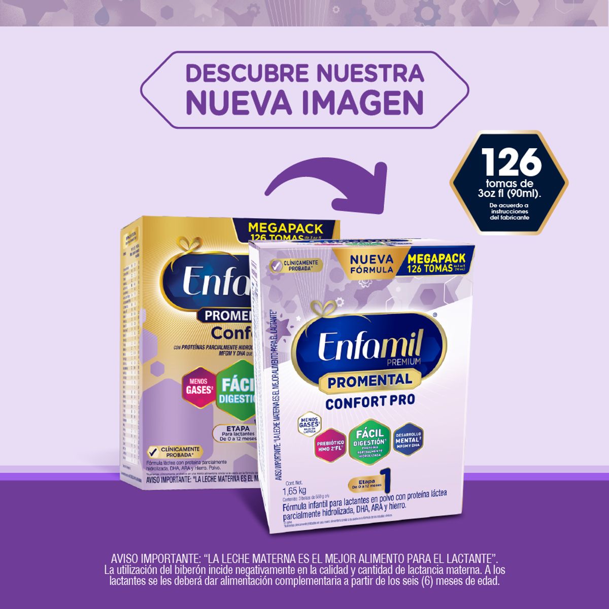 ENFAMIL CONFORT - Fórmula Infantil Enfamil Confort Premium Caja 1.65 Kg