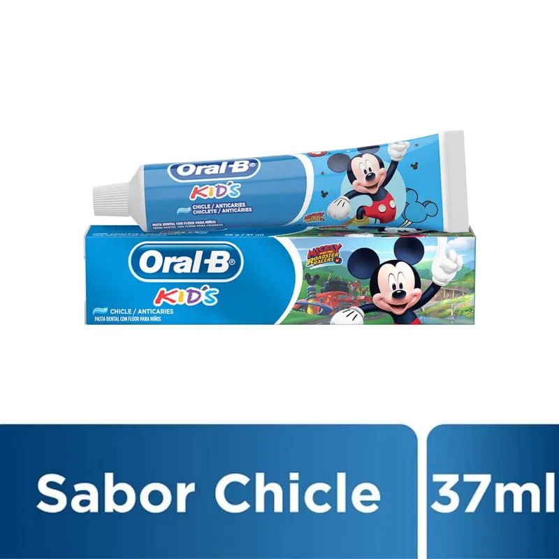 ORAL B - Crema Dental Oral B Kids Chicle Caja 37 mL