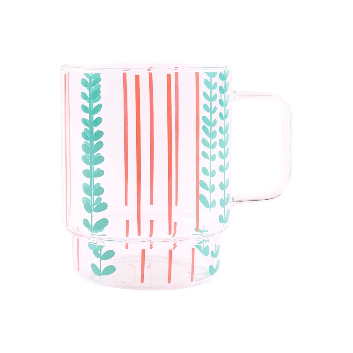 Casa Joven - Taza Mug Vidrio Amor Café Eucalipto