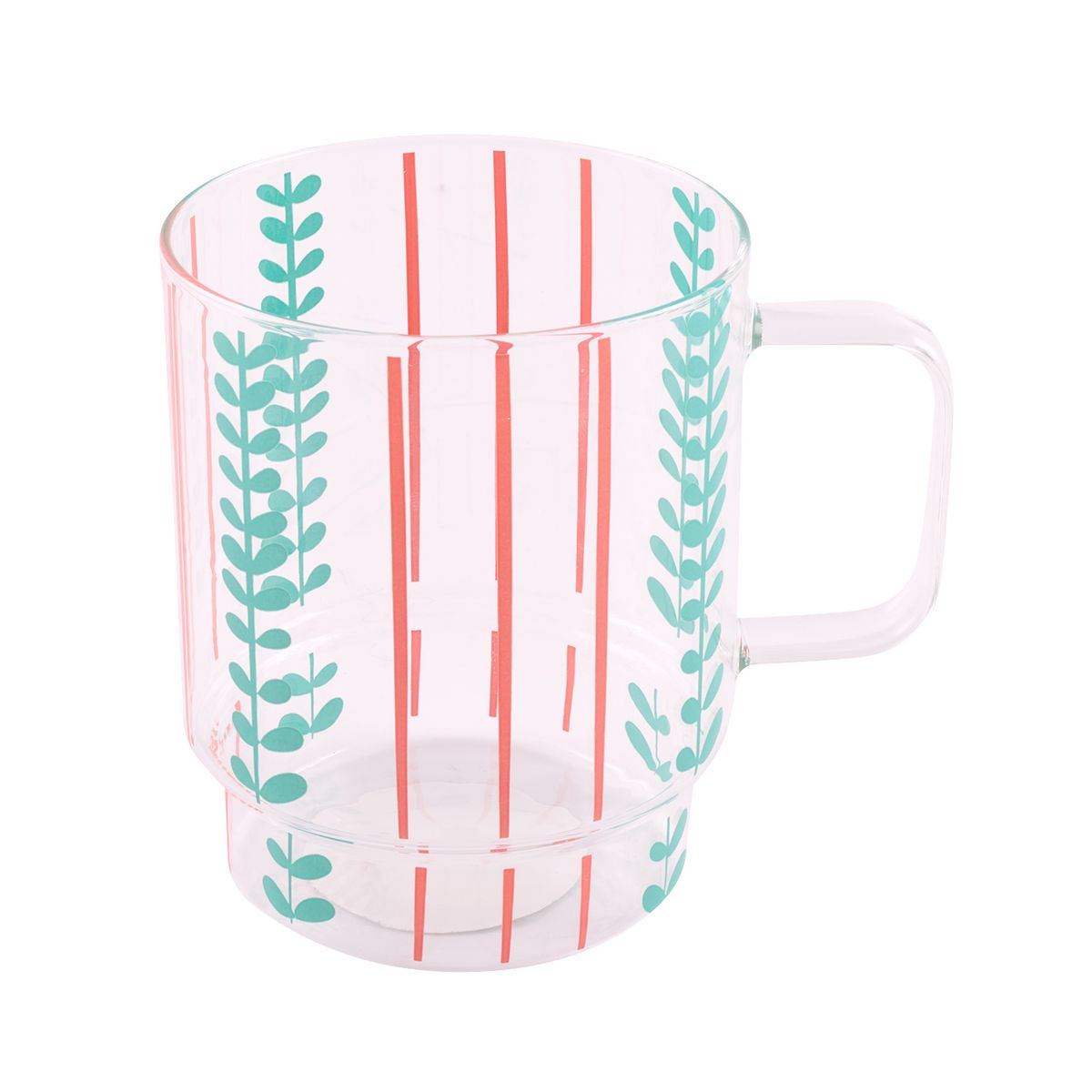 Casa Joven - Taza Mug Vidrio Amor Café Eucalipto