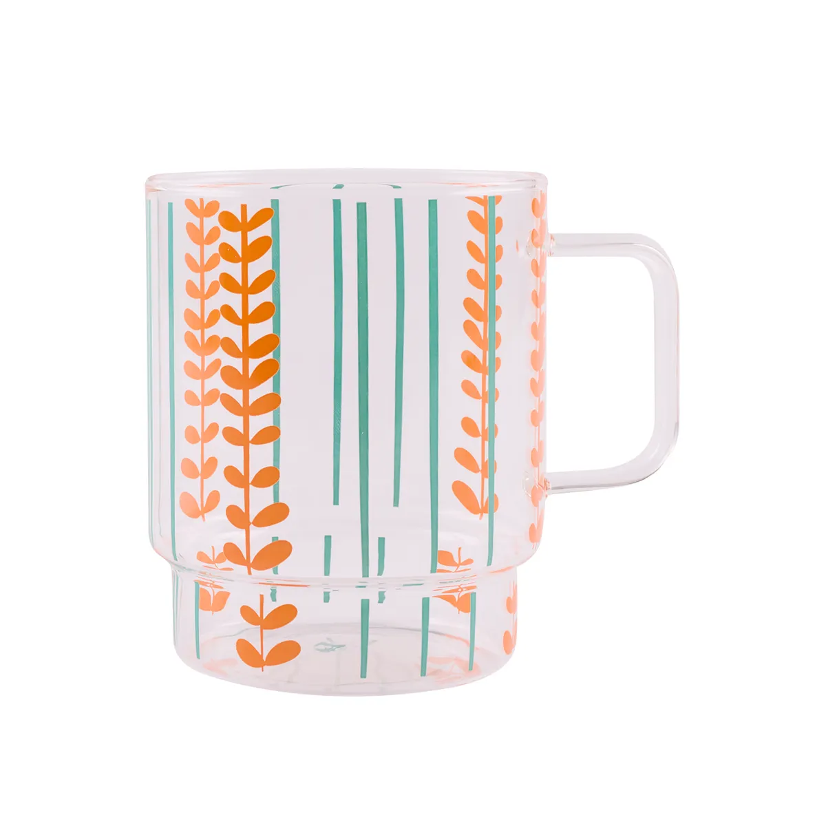 Casa Joven - Taza Mug Vidrio Amor Café Manzanilla