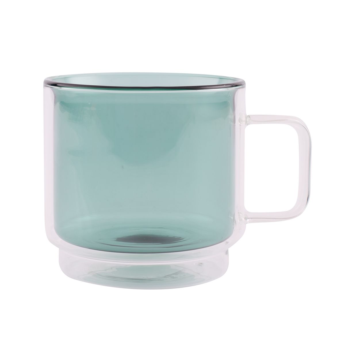 Casa Joven - Taza Mug Vidrio Doble Pared Amor Café Menta