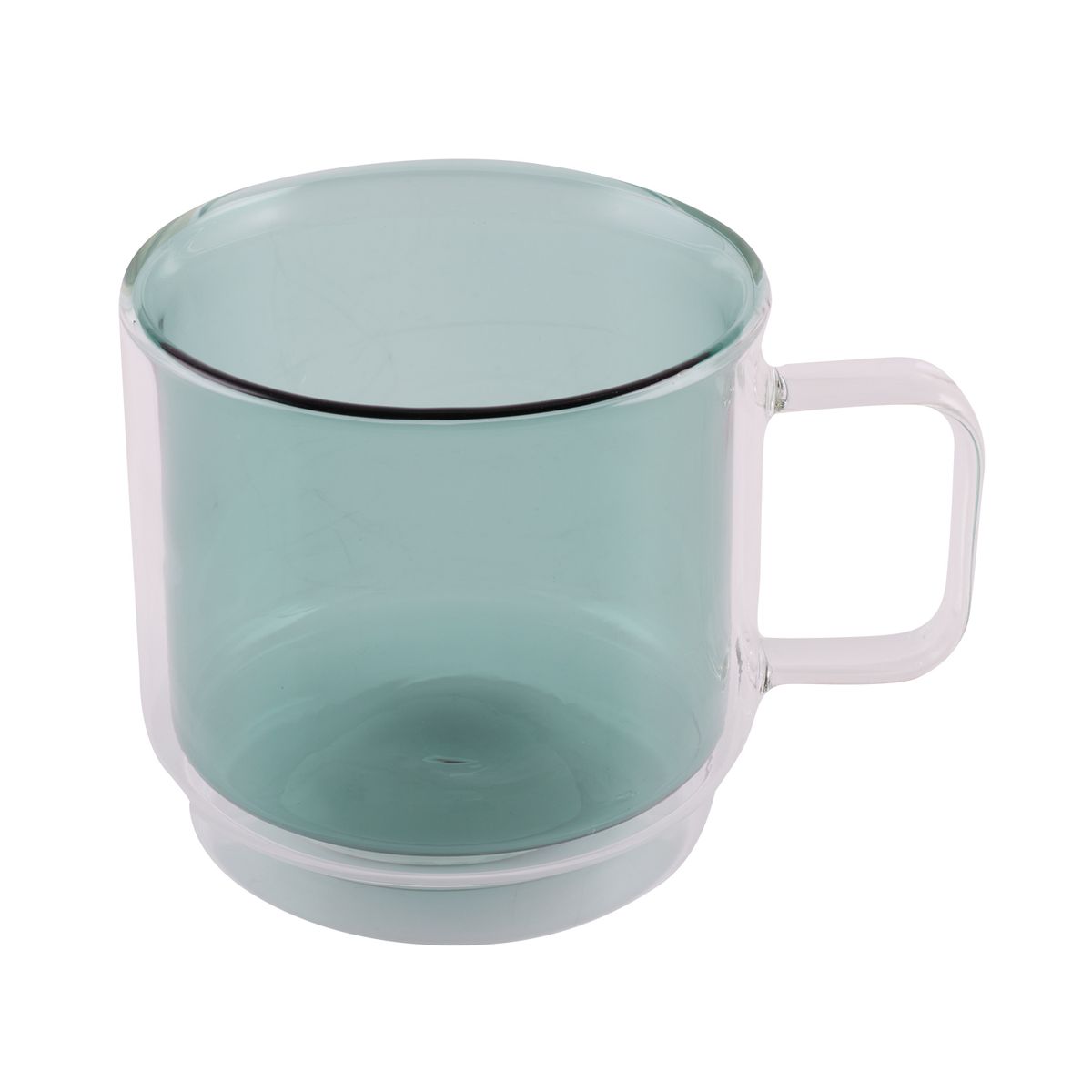 Casa Joven - Taza Mug Vidrio Doble Pared Amor Café Menta